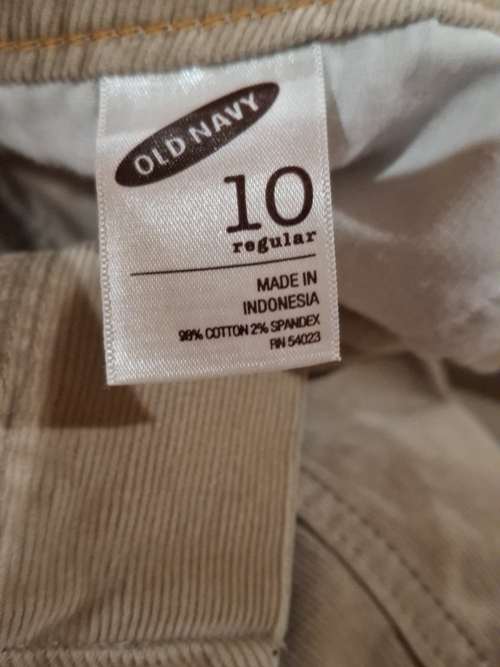 Old Navy Tan Corduroy Mini Skirt - Picture 5 of 9